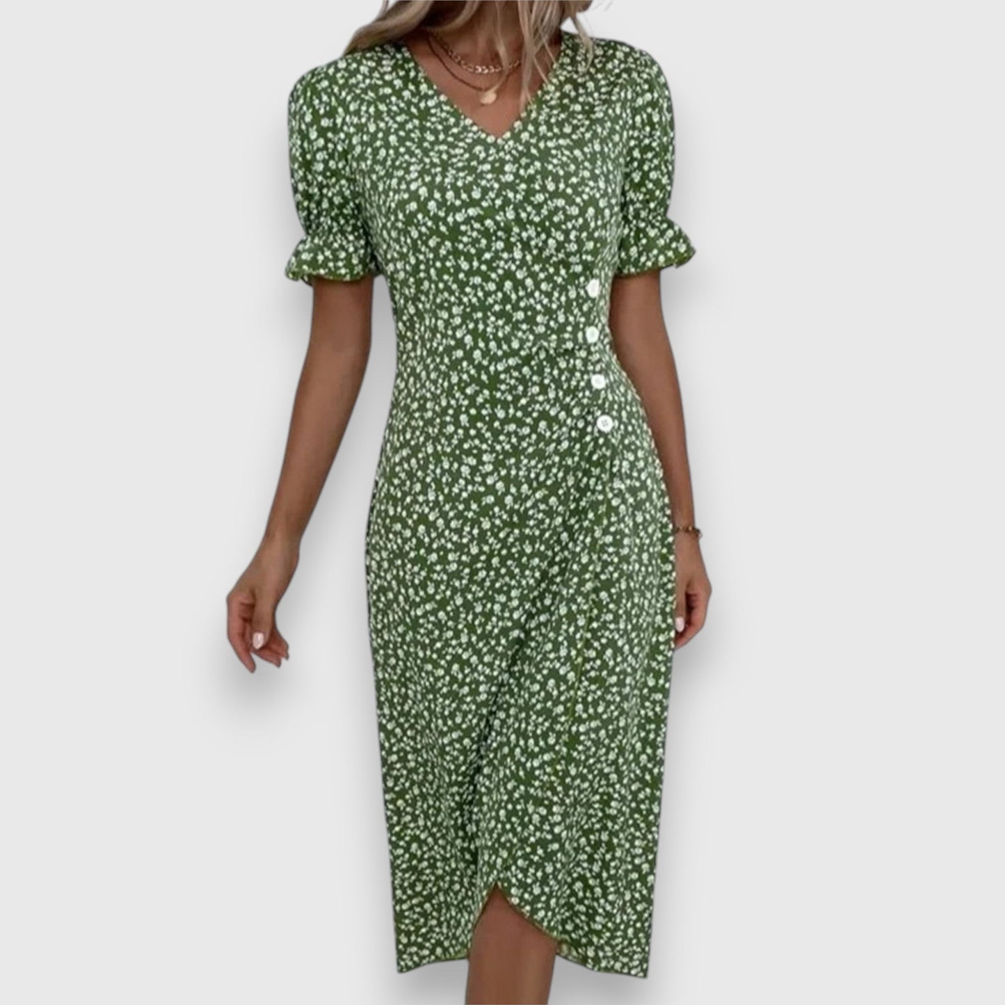 Francesca™ | Robe Fleurie Élégante
