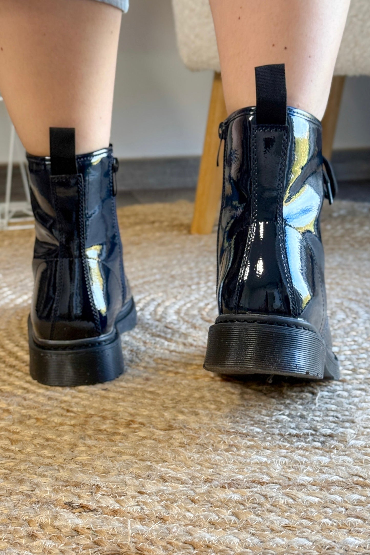 Style Doc Bleu Marine Vernies