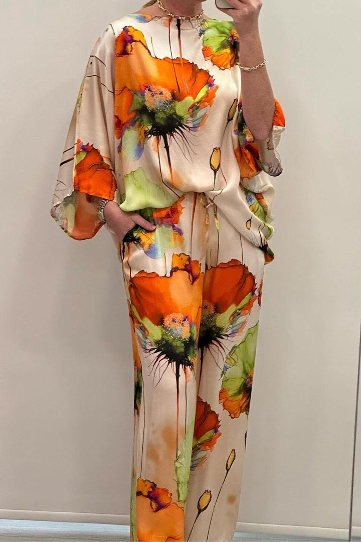 Ensemble En Satin Décontractée