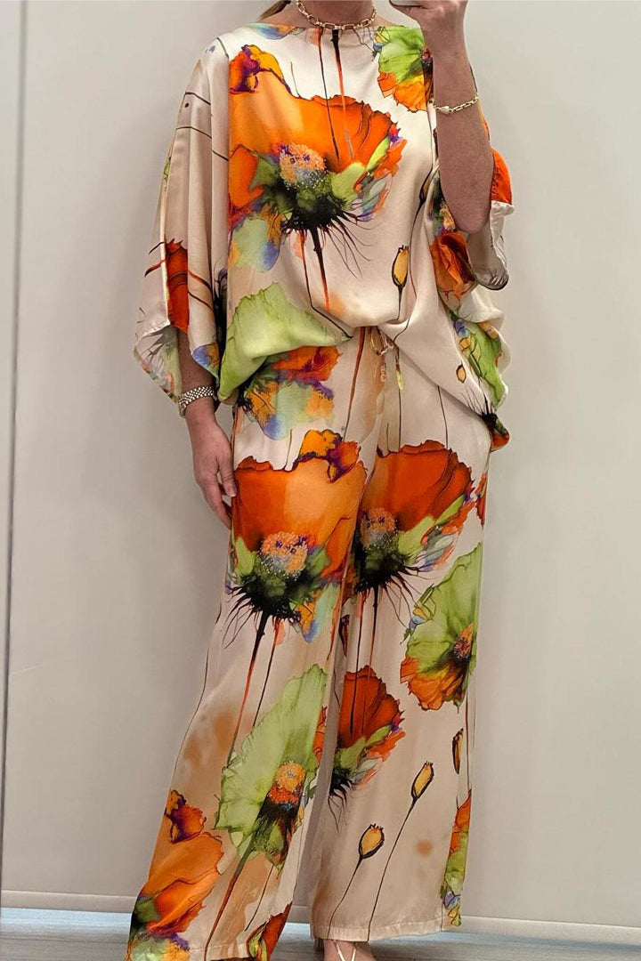 Ensemble En Satin Décontractée