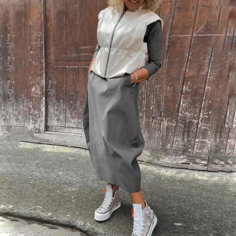 Selindrae™ - Robe femme avec poche élégante