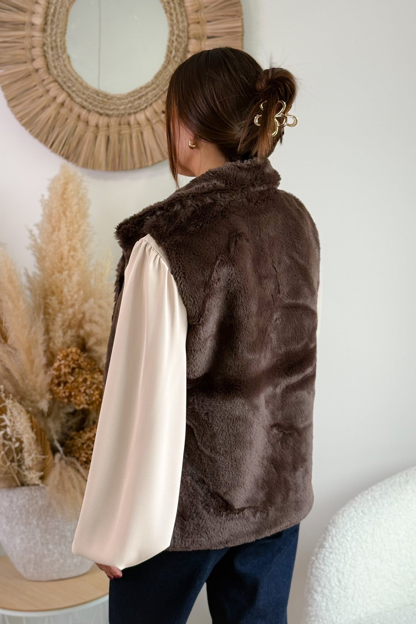 Gilet Mely Choco Garcia