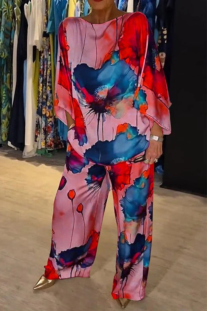 Ensemble En Satin Décontractée