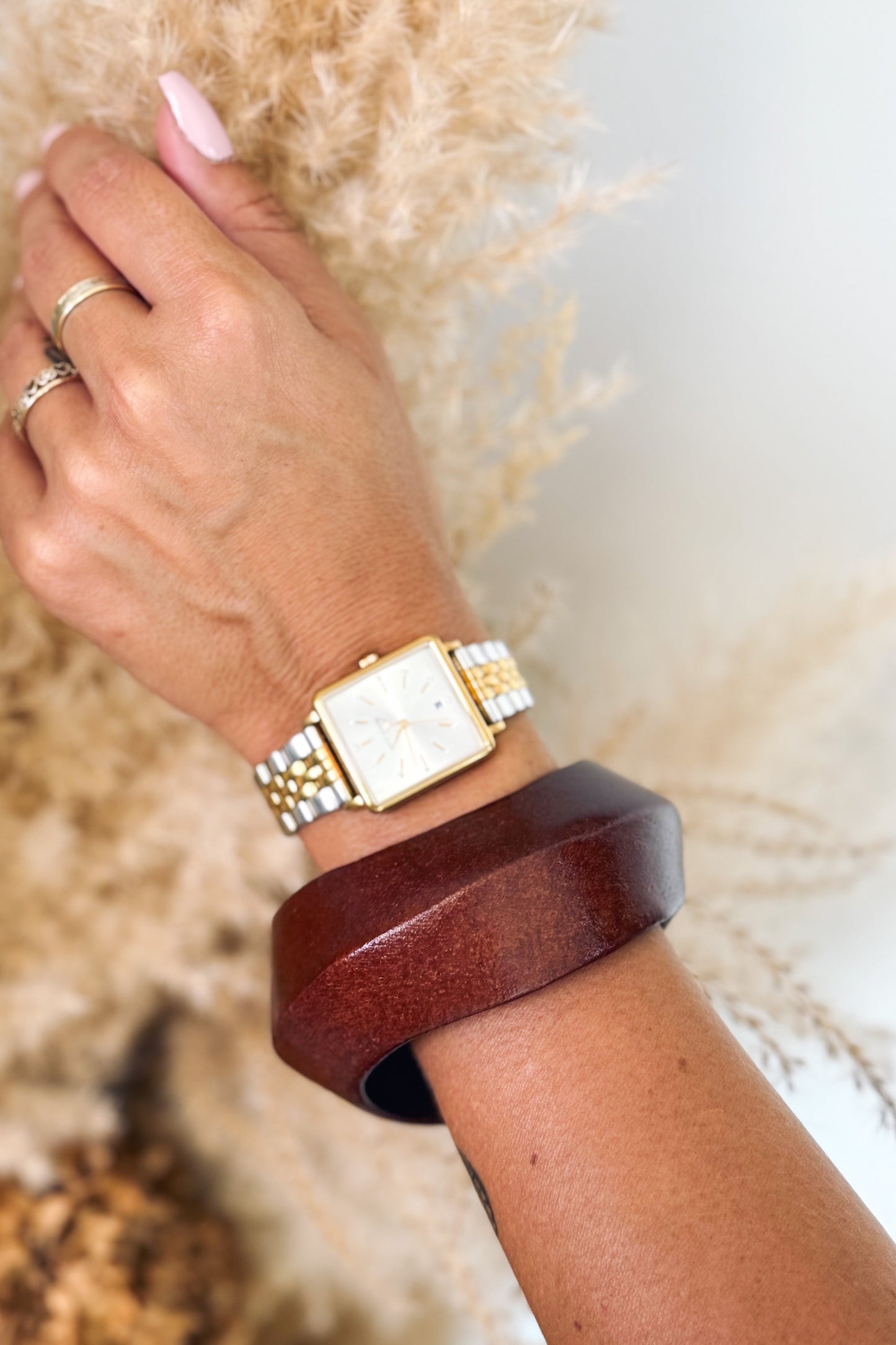 Gros Bracelet Bois Choco
