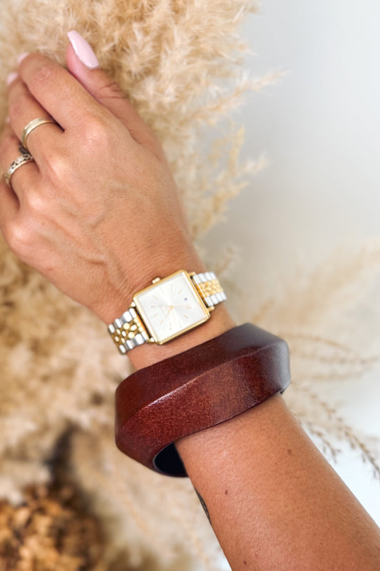 Gros Bracelet Bois Choco