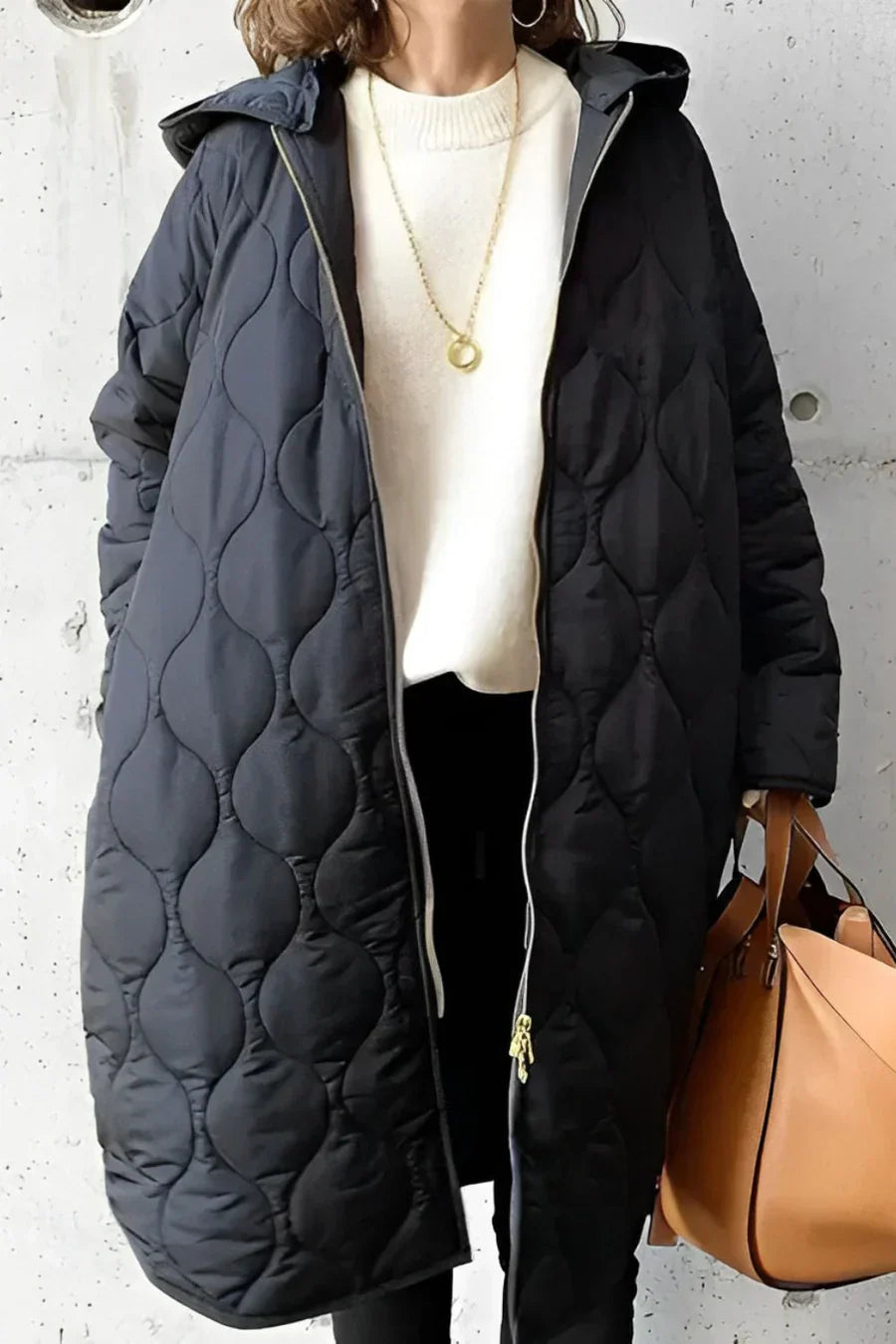 Danielle | Parka Femme à Motifs avec Capuche Chic et Confortable