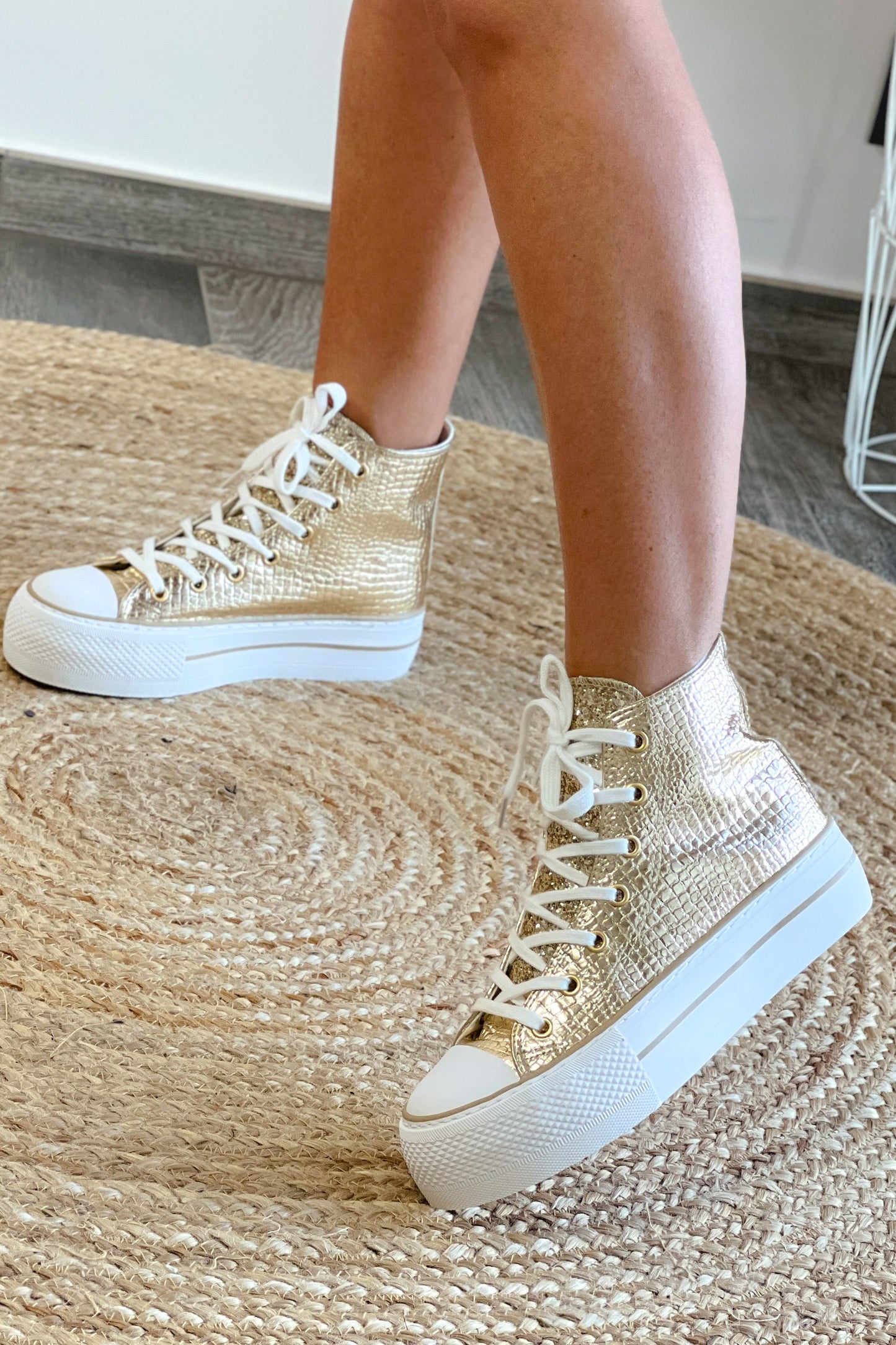 Style Converse Croco Doré