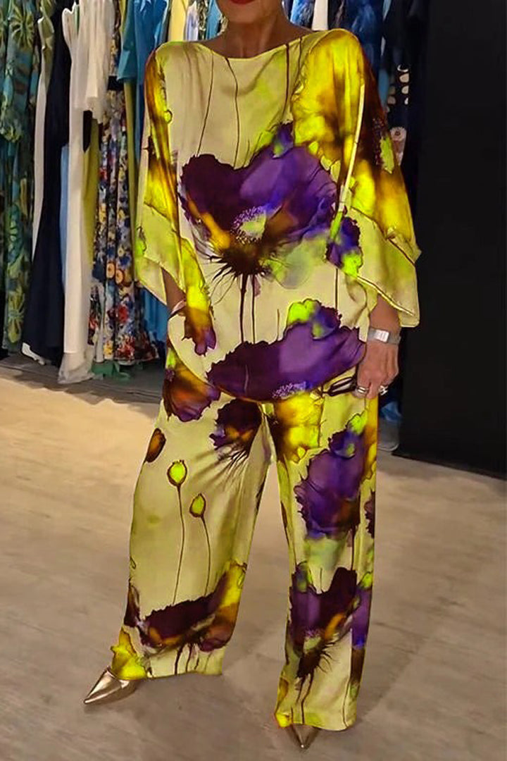 Ensemble En Satin Décontractée