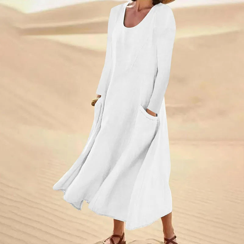 Donin™ | Robe Longue En Lin