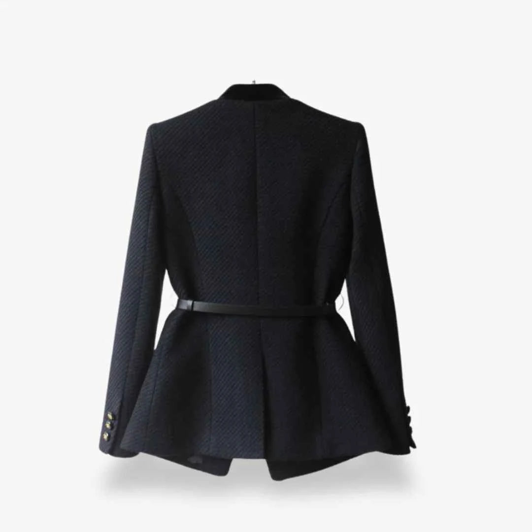 Veste en tweed sur mesure pour un style bureau chic