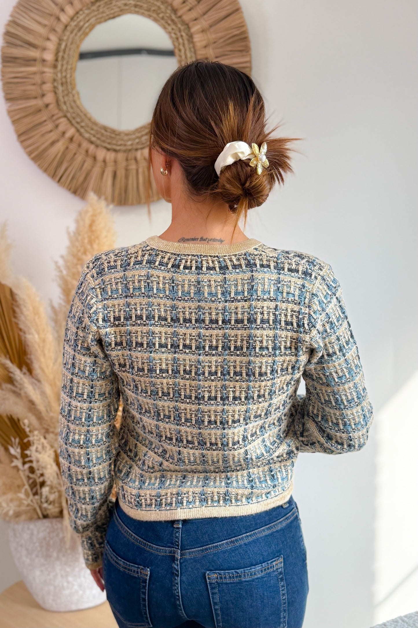 Gilet Marisa Blanc/Bleu Garcia