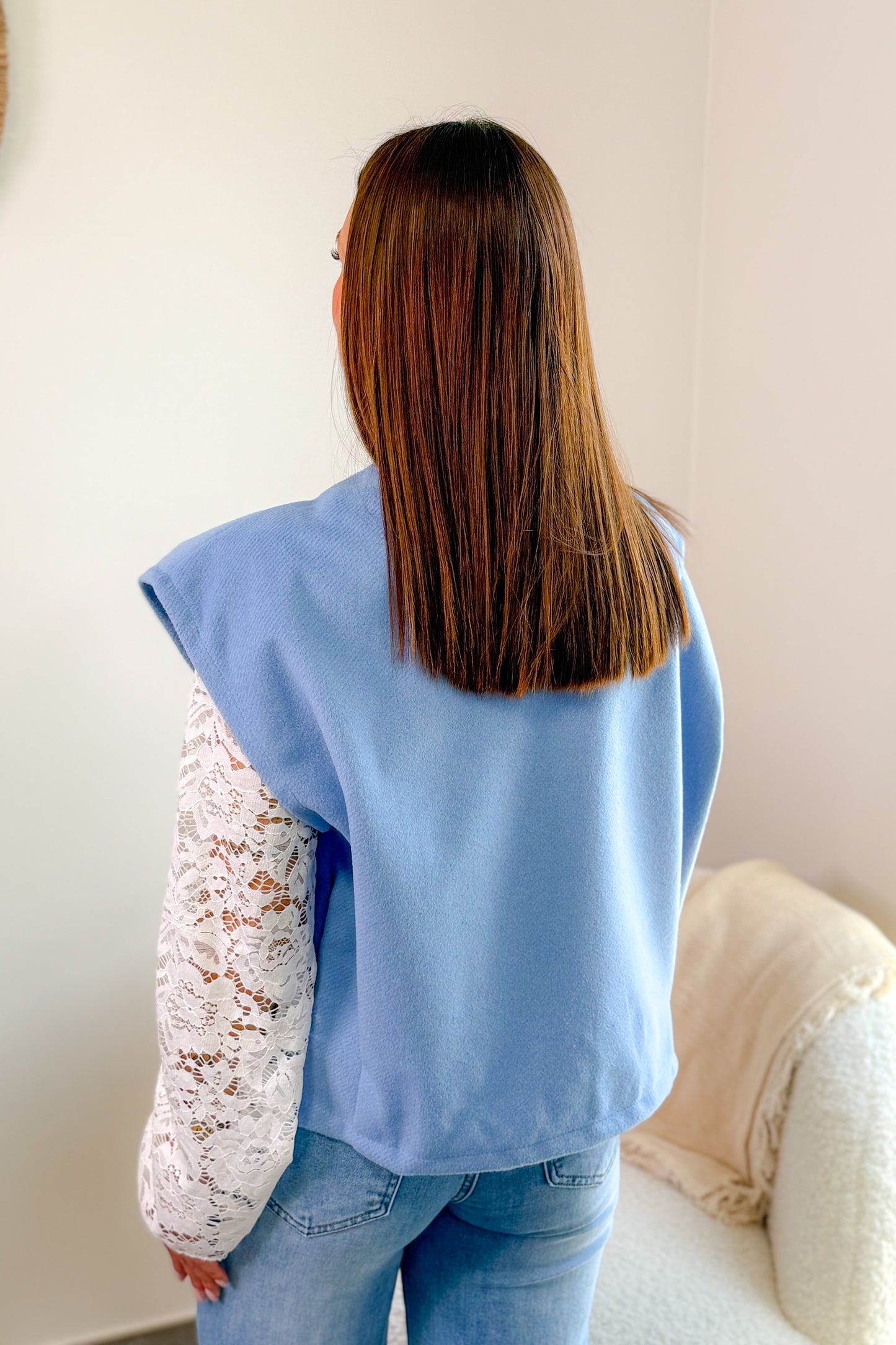 Gilet Sans Manches Noellie Bleu