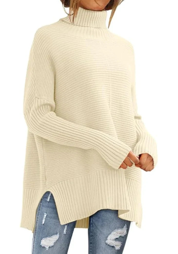Hovy™ | Pull Col Roulé Oversize
