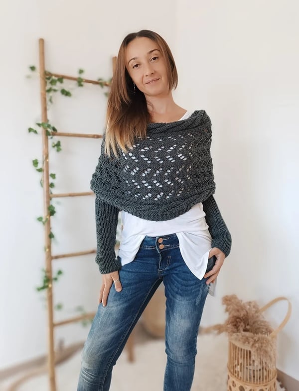 Écharpe légère confortable à couches élégantes