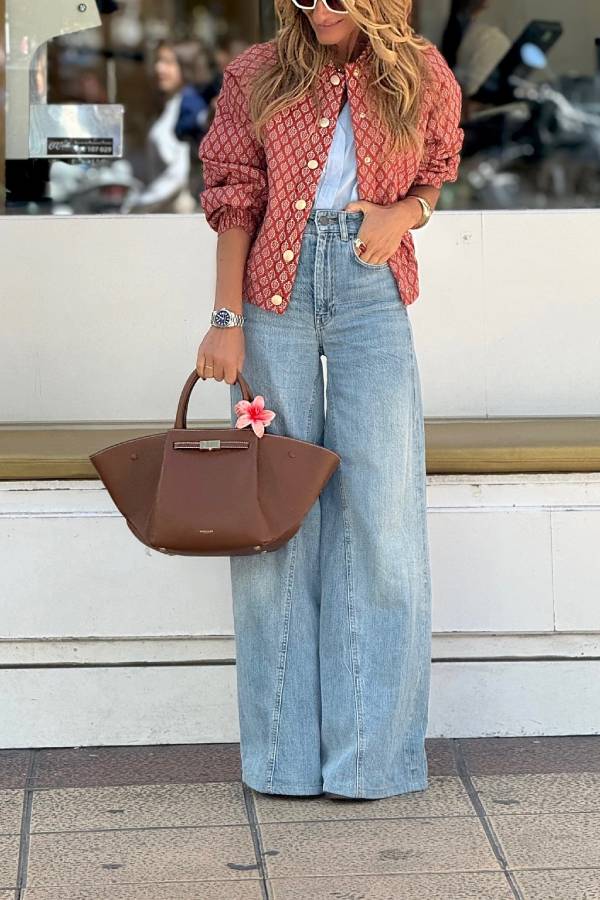 Veste légère imprimée tendance pour un style quotidien