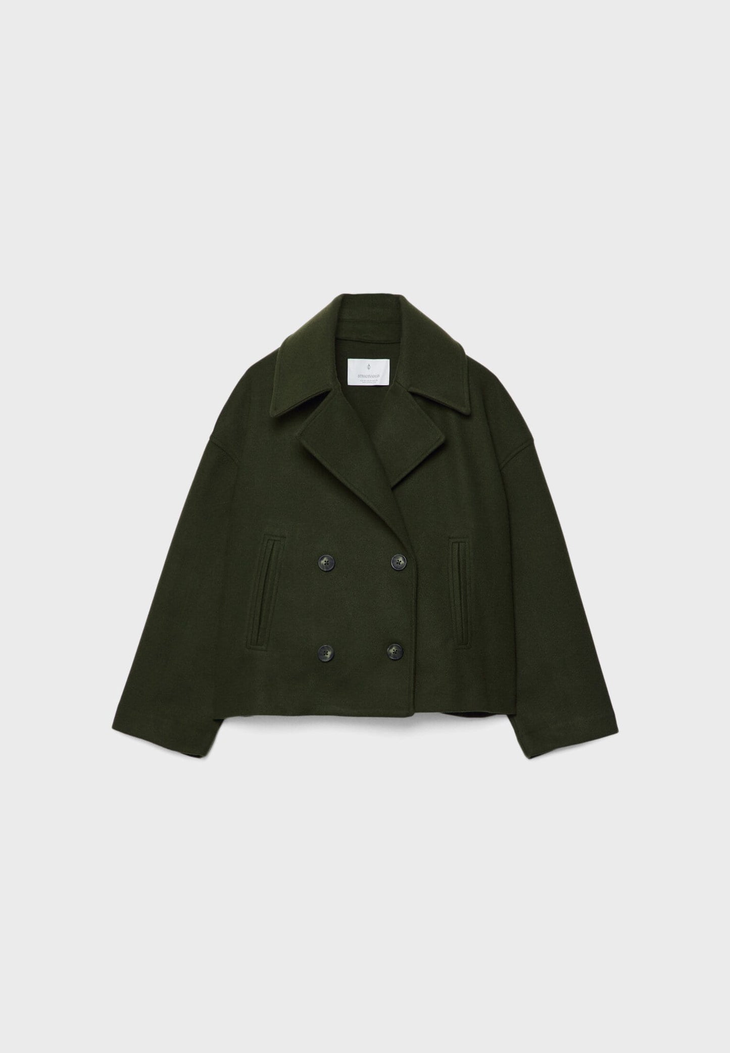 Veste courte chic à double boutonnage