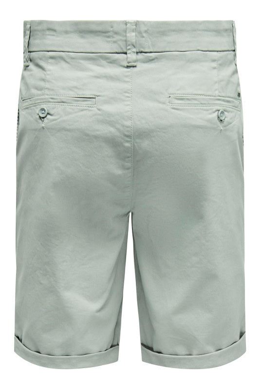 Short ONSPETER REG TWILL 4481 SHORTS Gris Clair