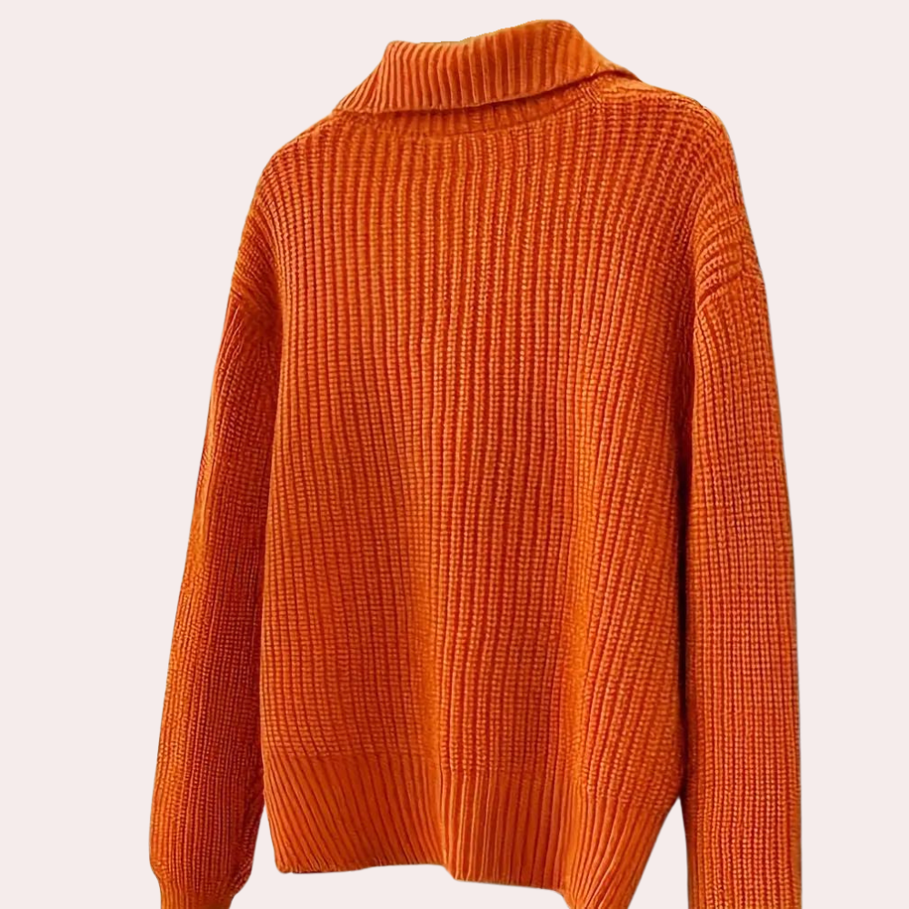 Cardigan confortable et élégant avec de gros boutons pour l'automne et l'hiver