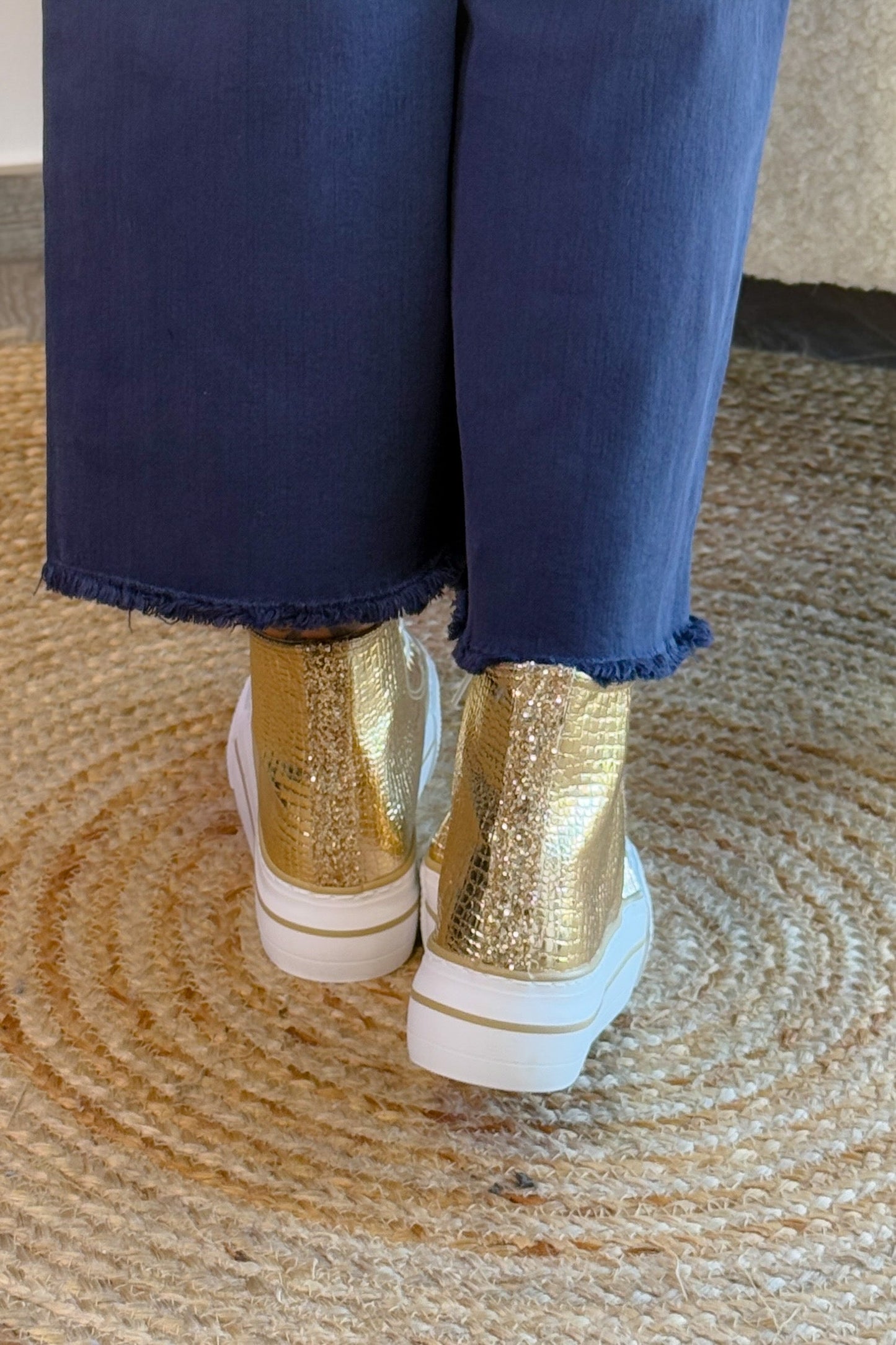 Style Converse Croco Doré