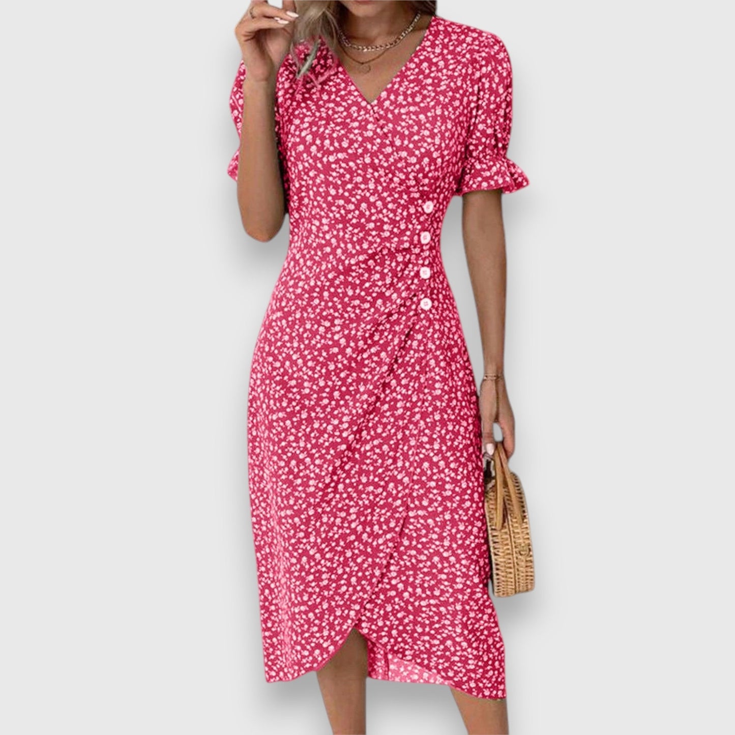 Francesca™ | Robe Fleurie Élégante