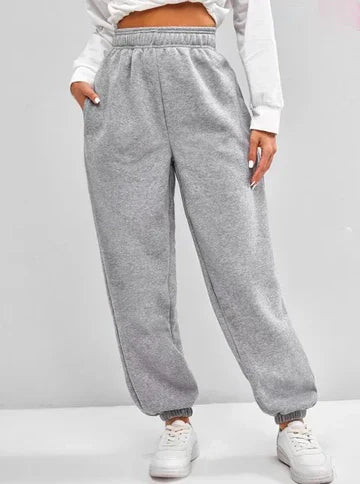 Pantalon de survêtement confortable avec ceinture haute