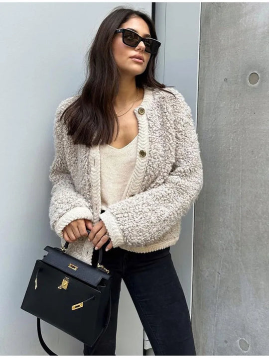 Veste Chic pour Femme Parfaite pour les Soirées d'Automne