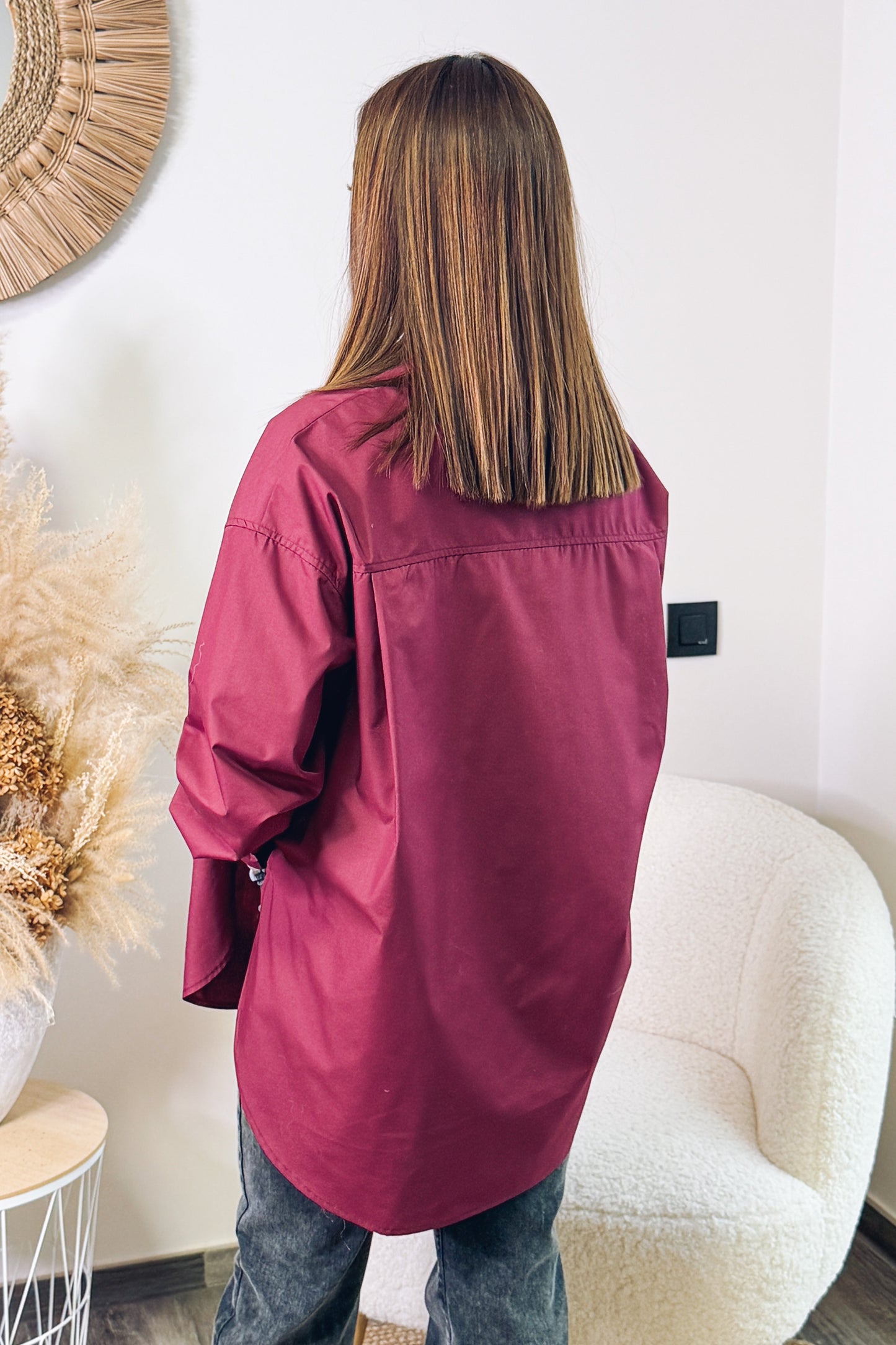Chemise Roberte Bordeaux