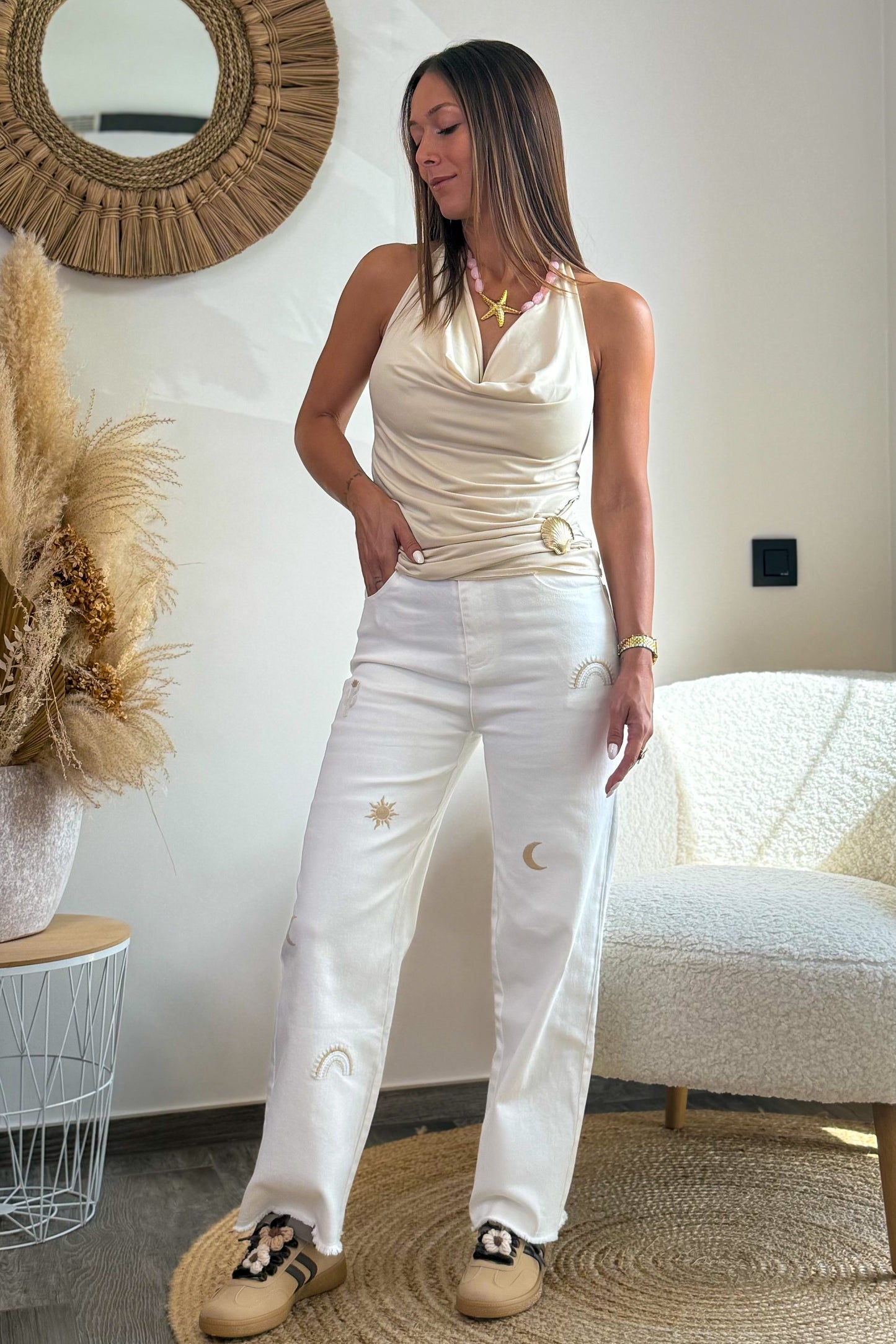 Top Alizéa Beige
