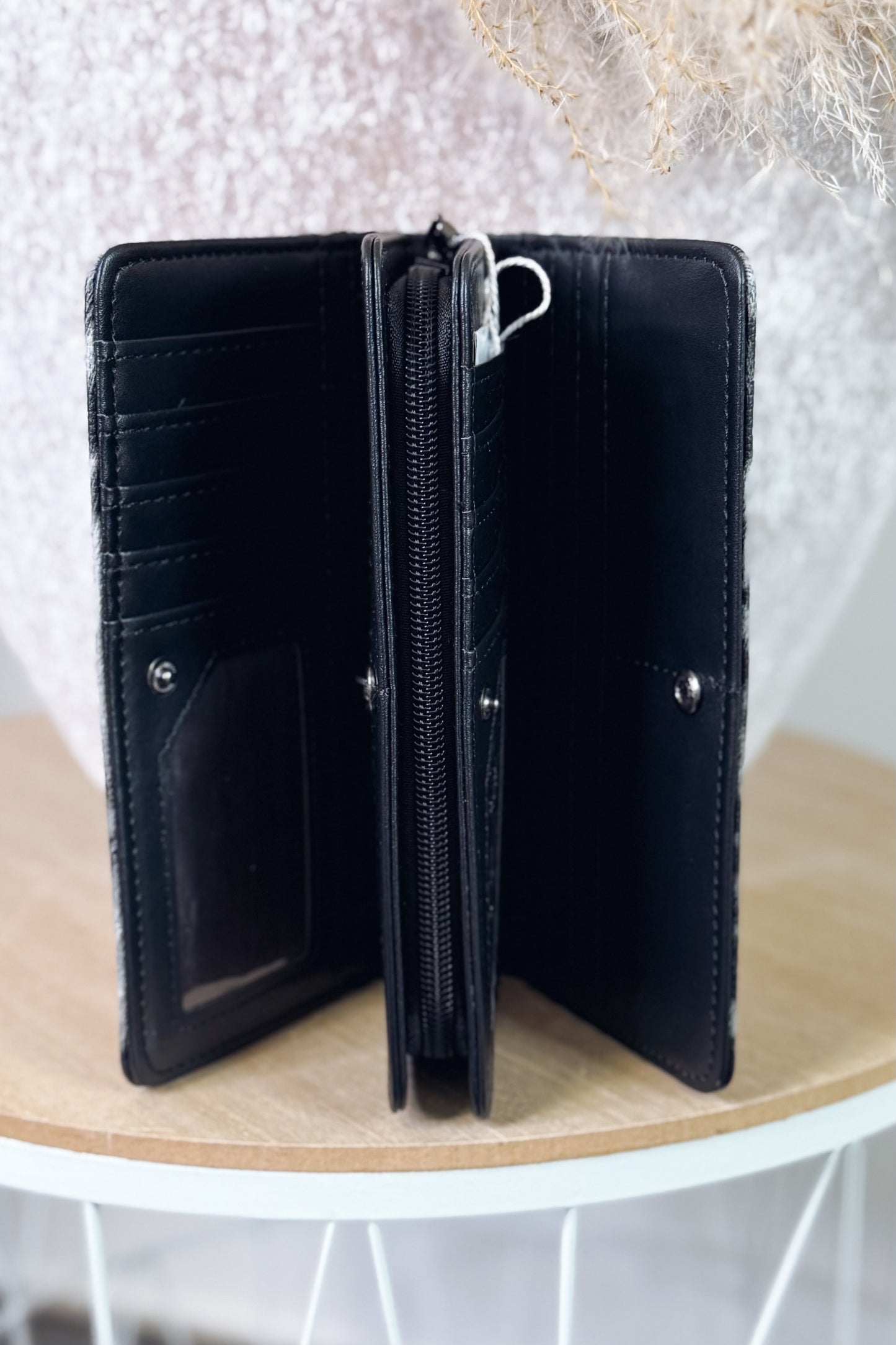 Grand Portefeuille Tote Bag Léo Noir