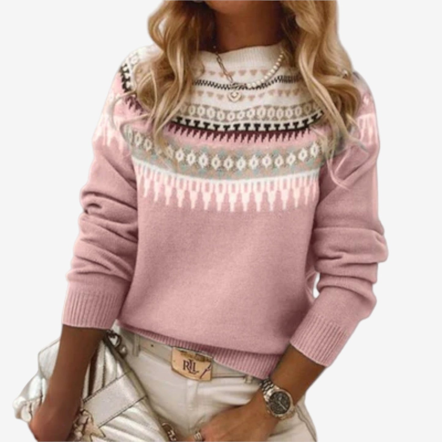 Lina™ Pull Motif Élégant