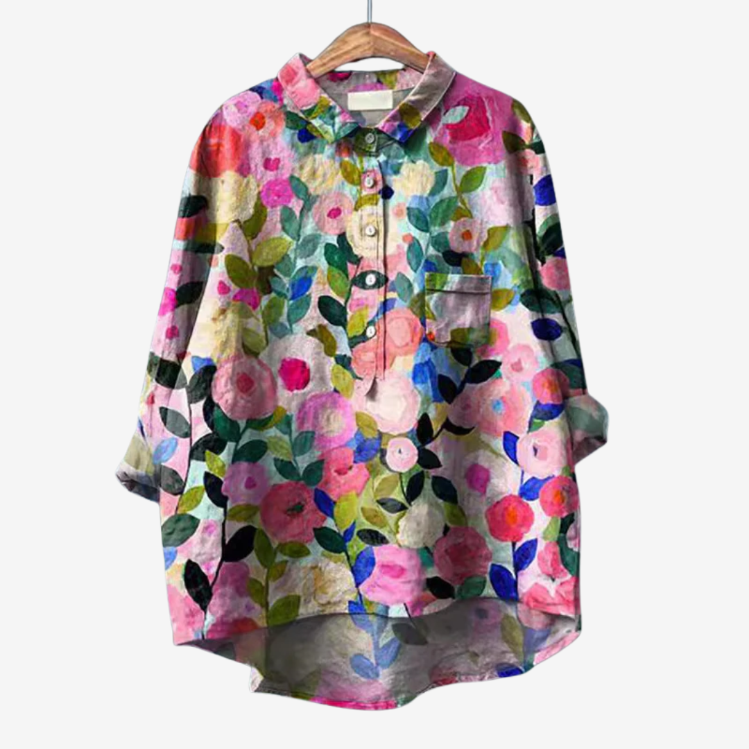 Ysola™ Chemise Fleurie Bohème