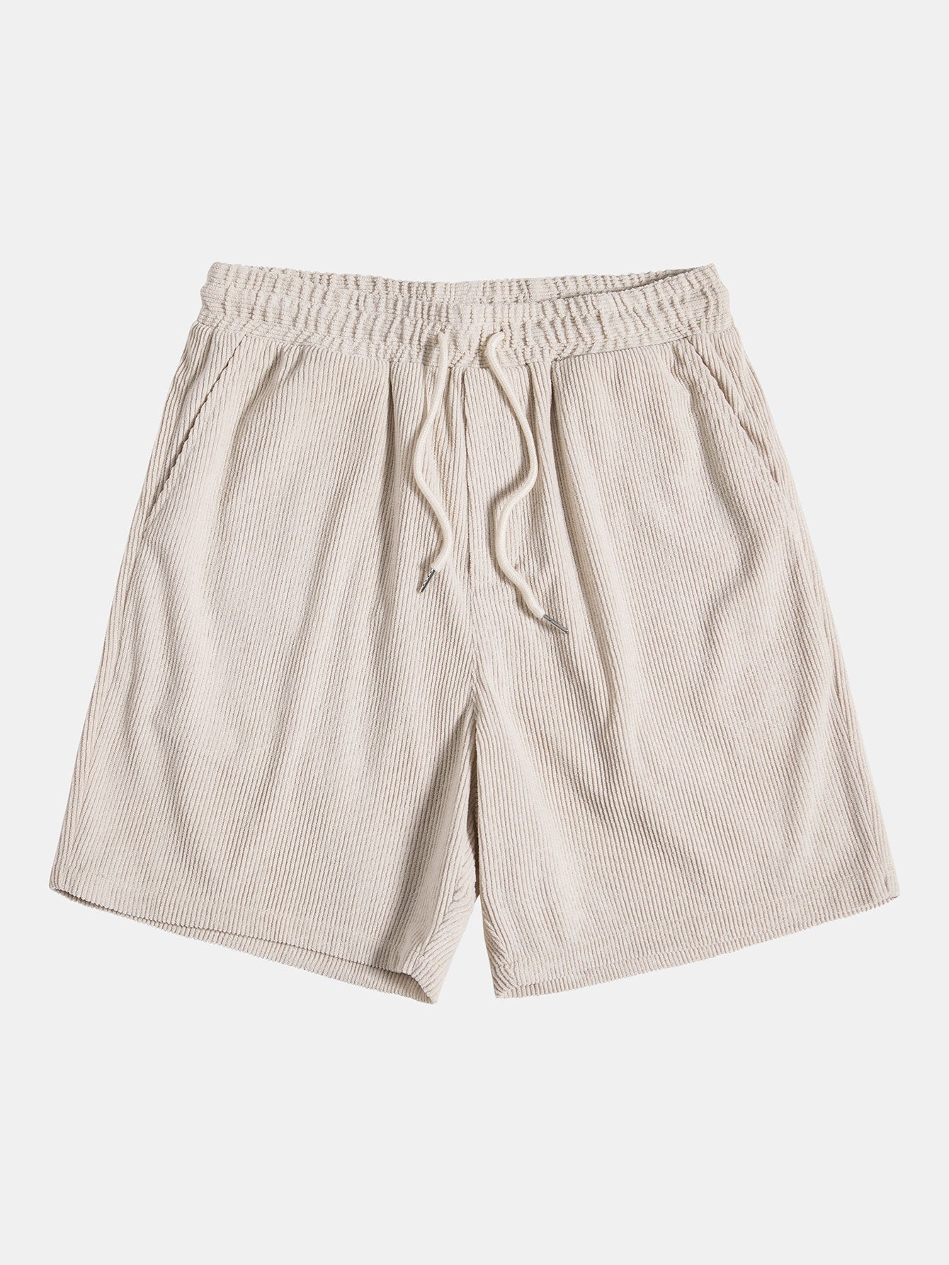 Ensemble Chemise et Short en Velours Côtelé Stylé pour Hommes