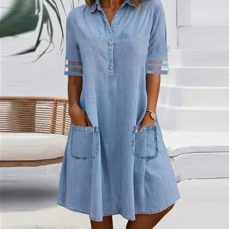 Robe sculptante sans effort avec poches discrètes élégantes