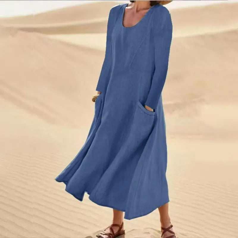 Donin™ | Robe Longue En Lin