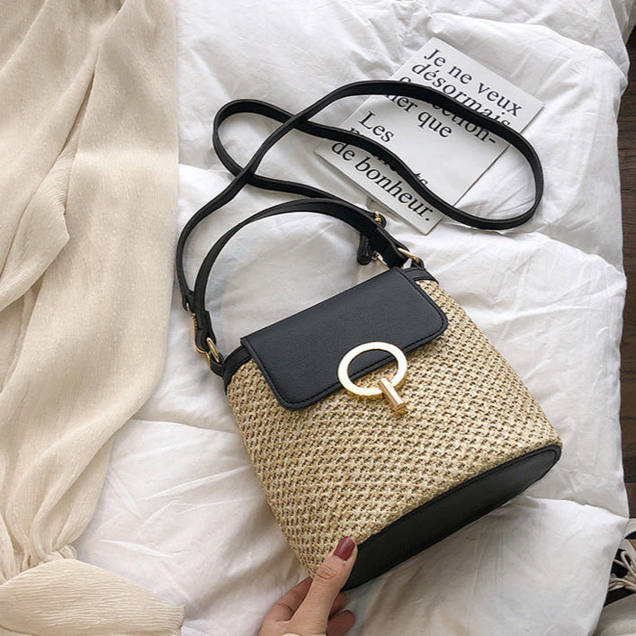 Sac à bandoulière en fibre naturelle