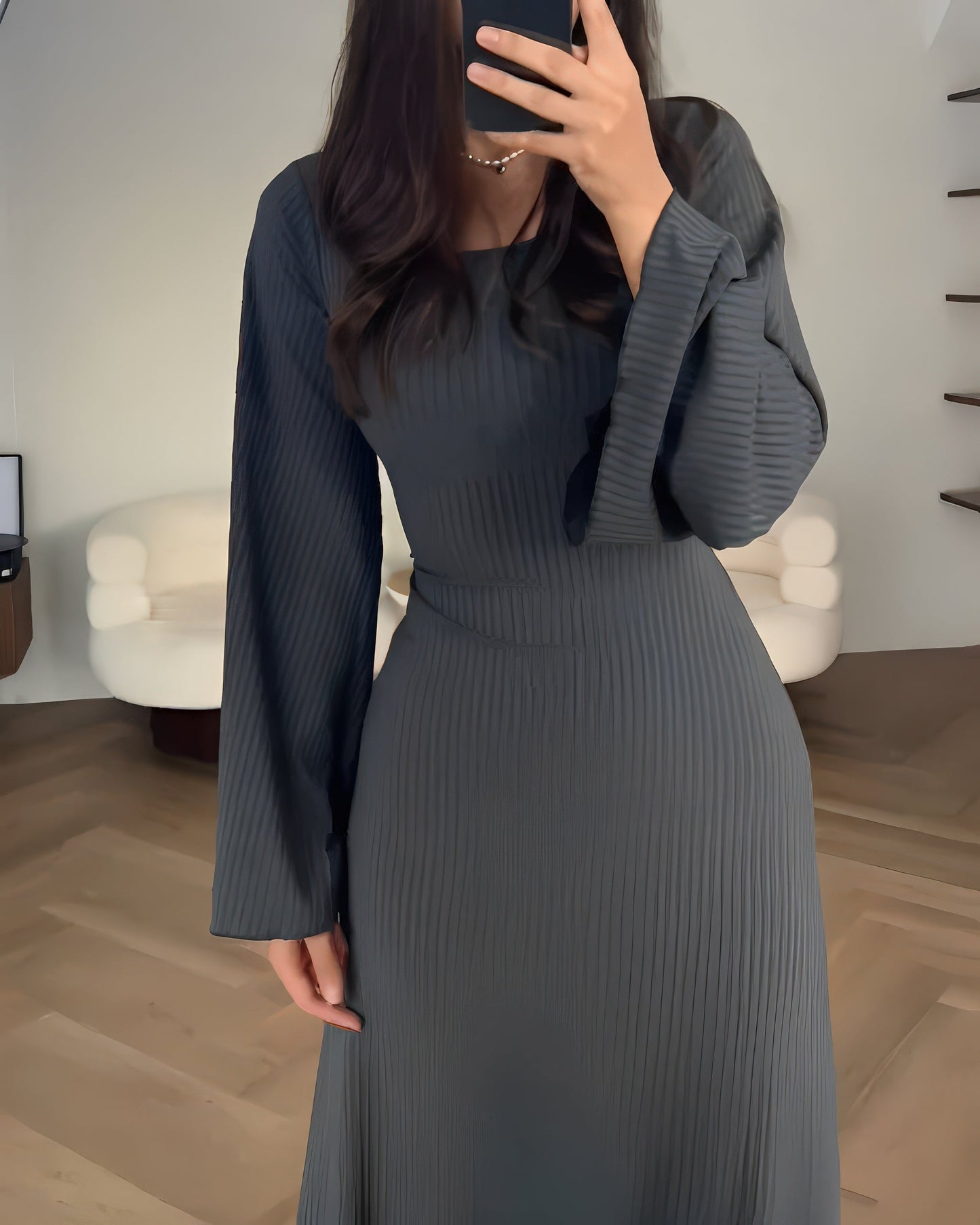 SOFIA™ | Robe Maxi Tricotée Élégante
