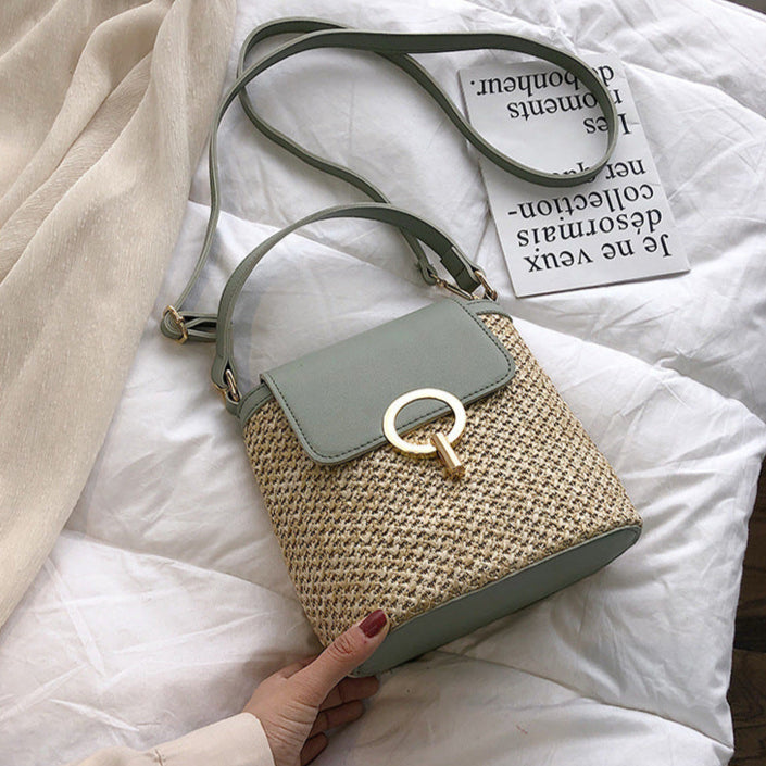 Sac à bandoulière en fibre naturelle