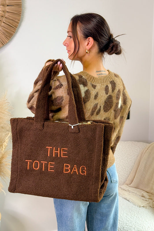 Grand Tote Bag Teddy Choco