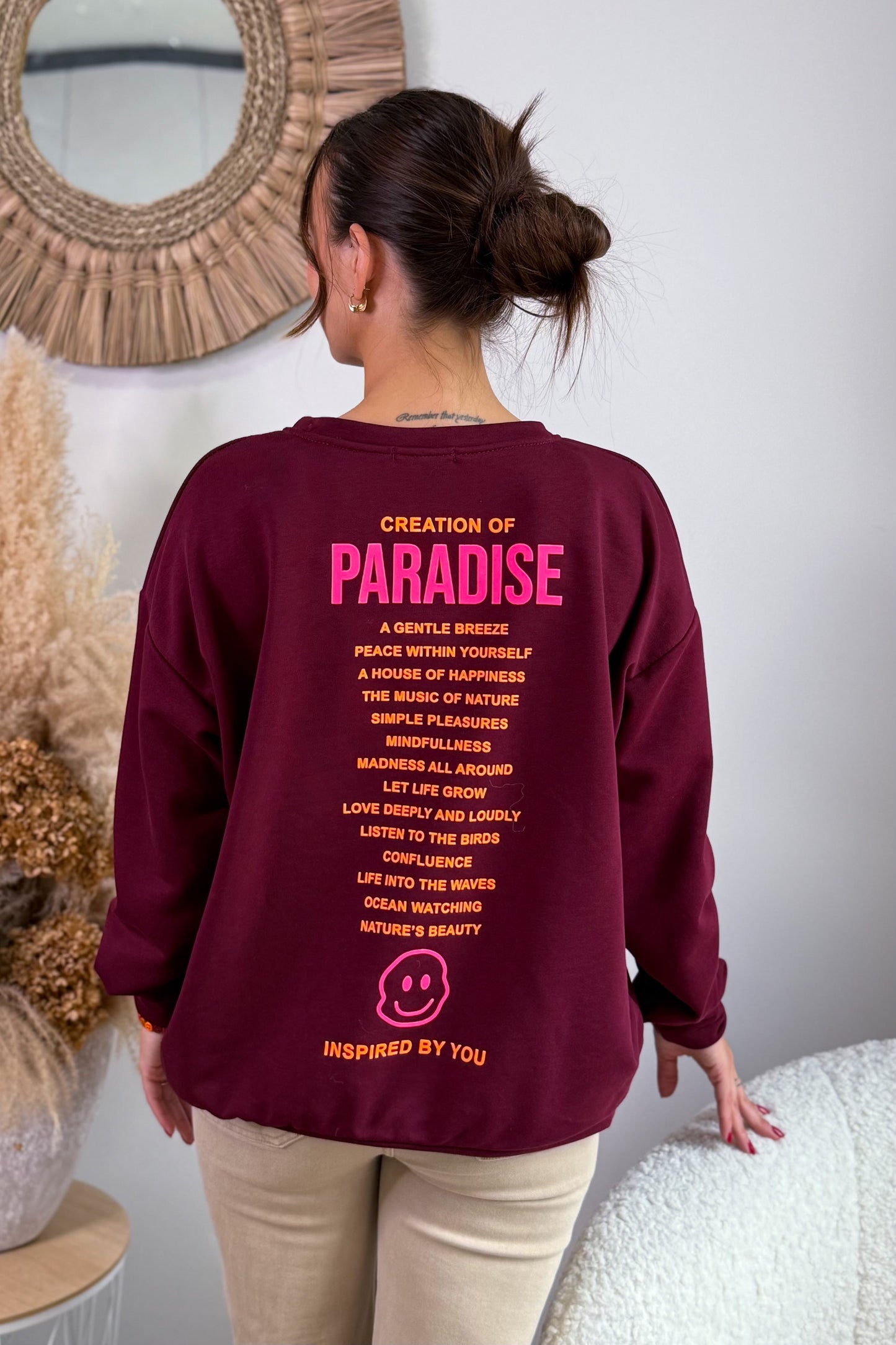 Sweat " Creation Of Paradise" Bordeaux