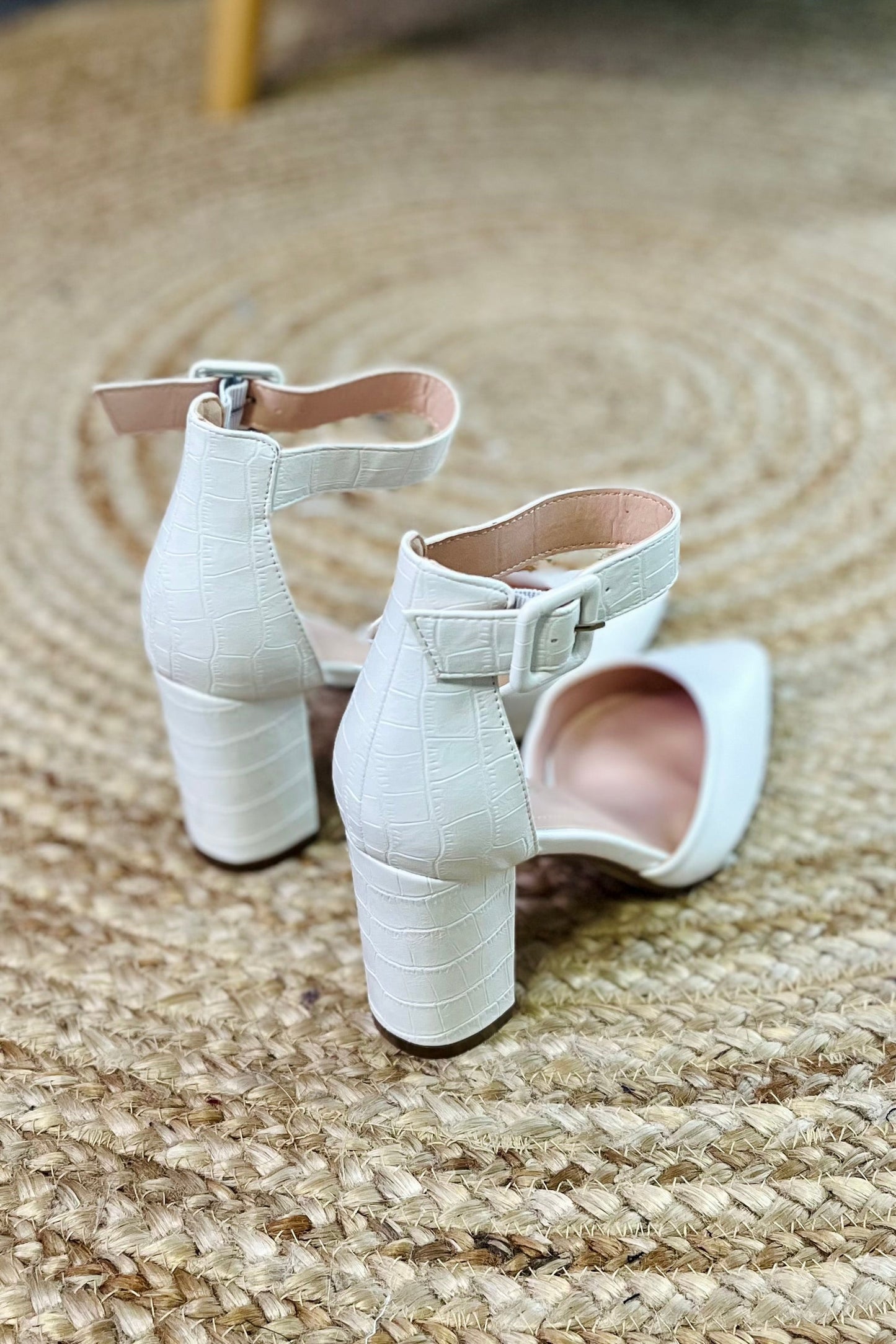 Chaussures à Talon Inda Blanc