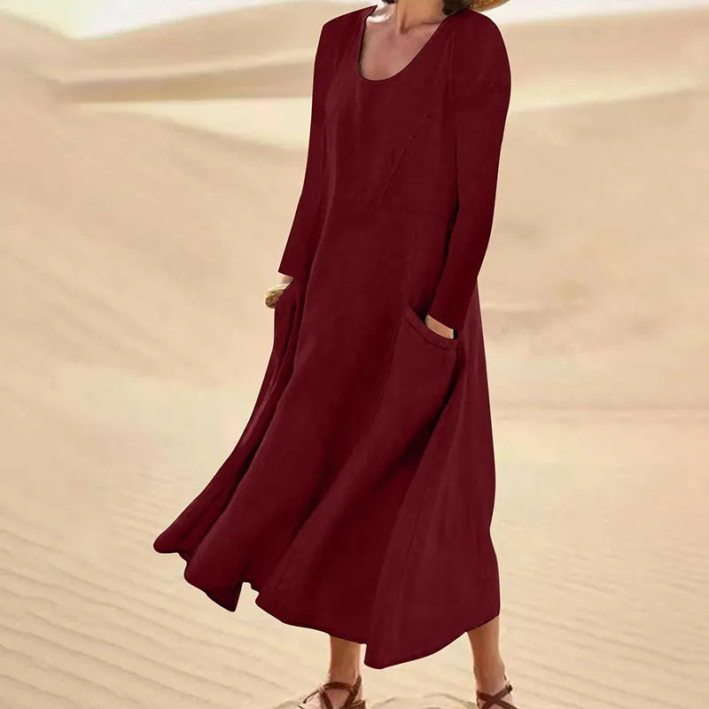 Donin™ | Robe Longue En Lin