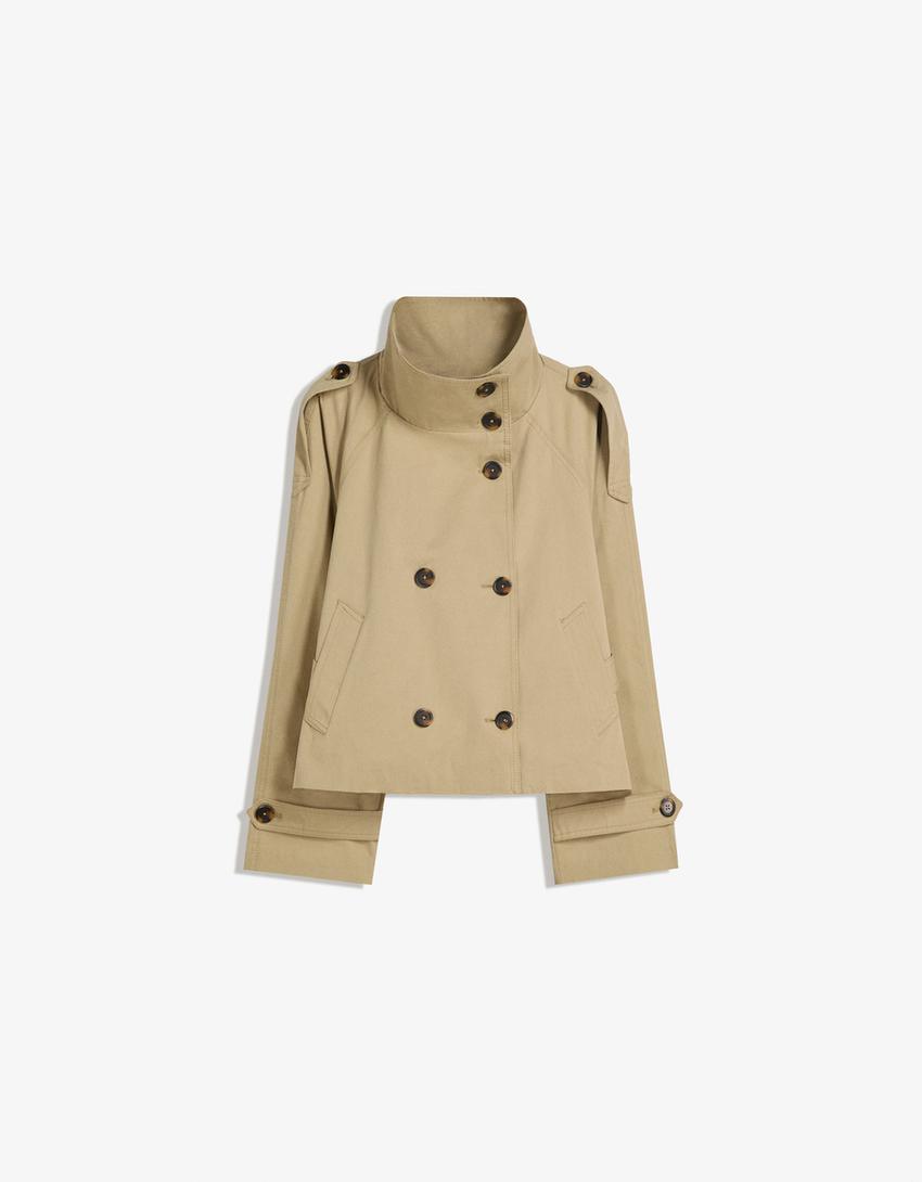 Trench-coat classique léger d'automne