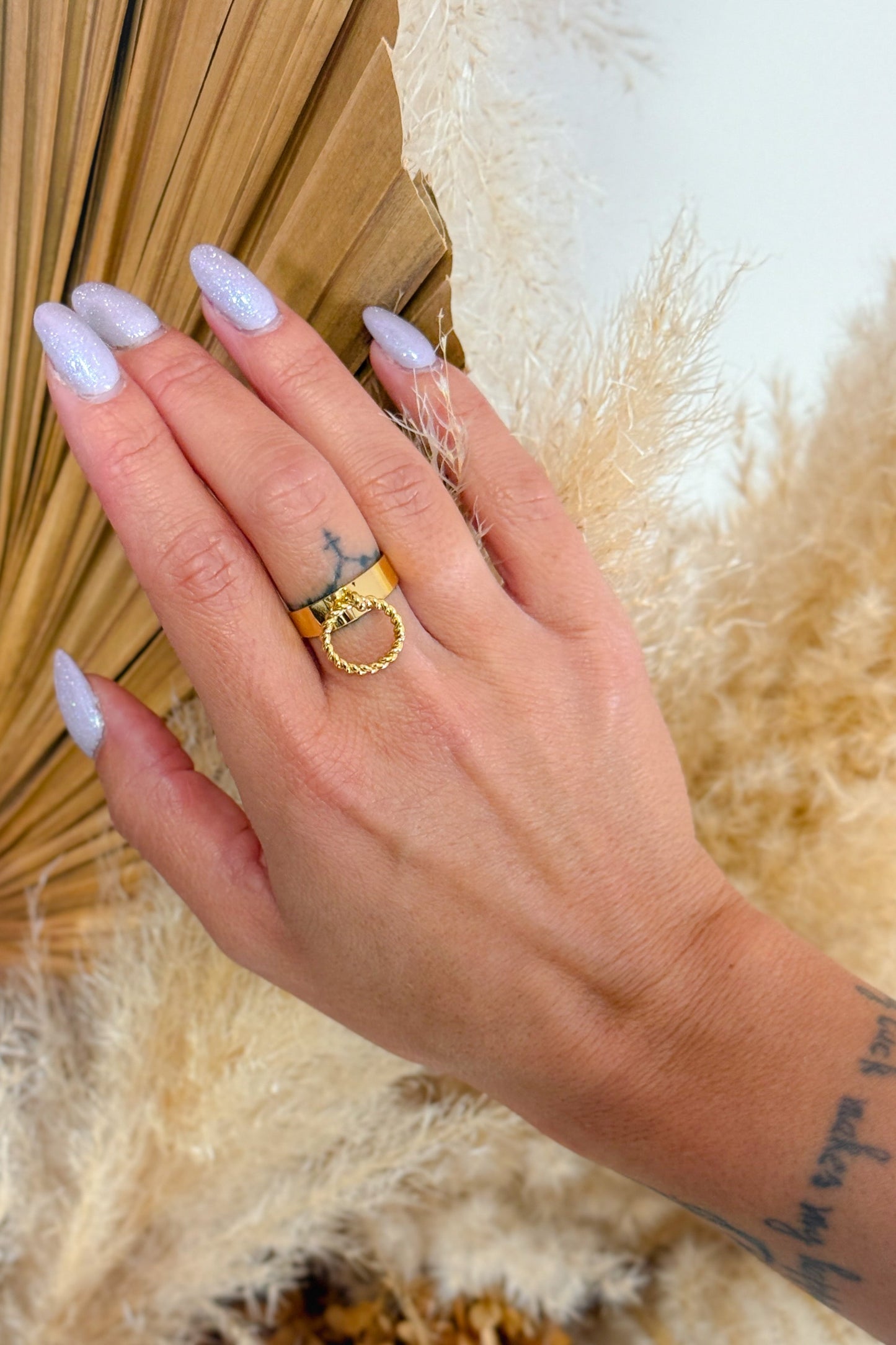 Bague Anneau Doré