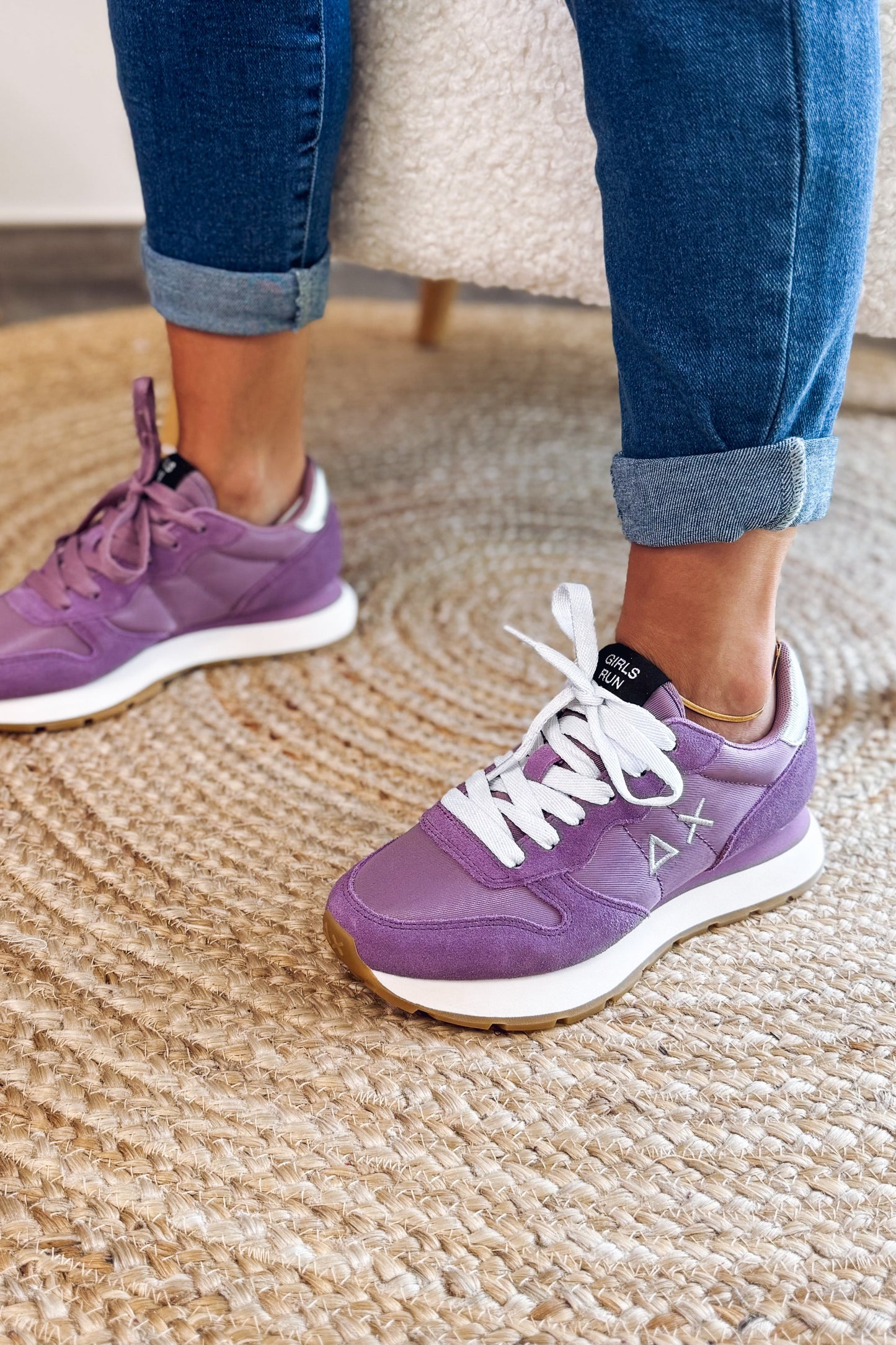 Baskets Sun68 Mauve