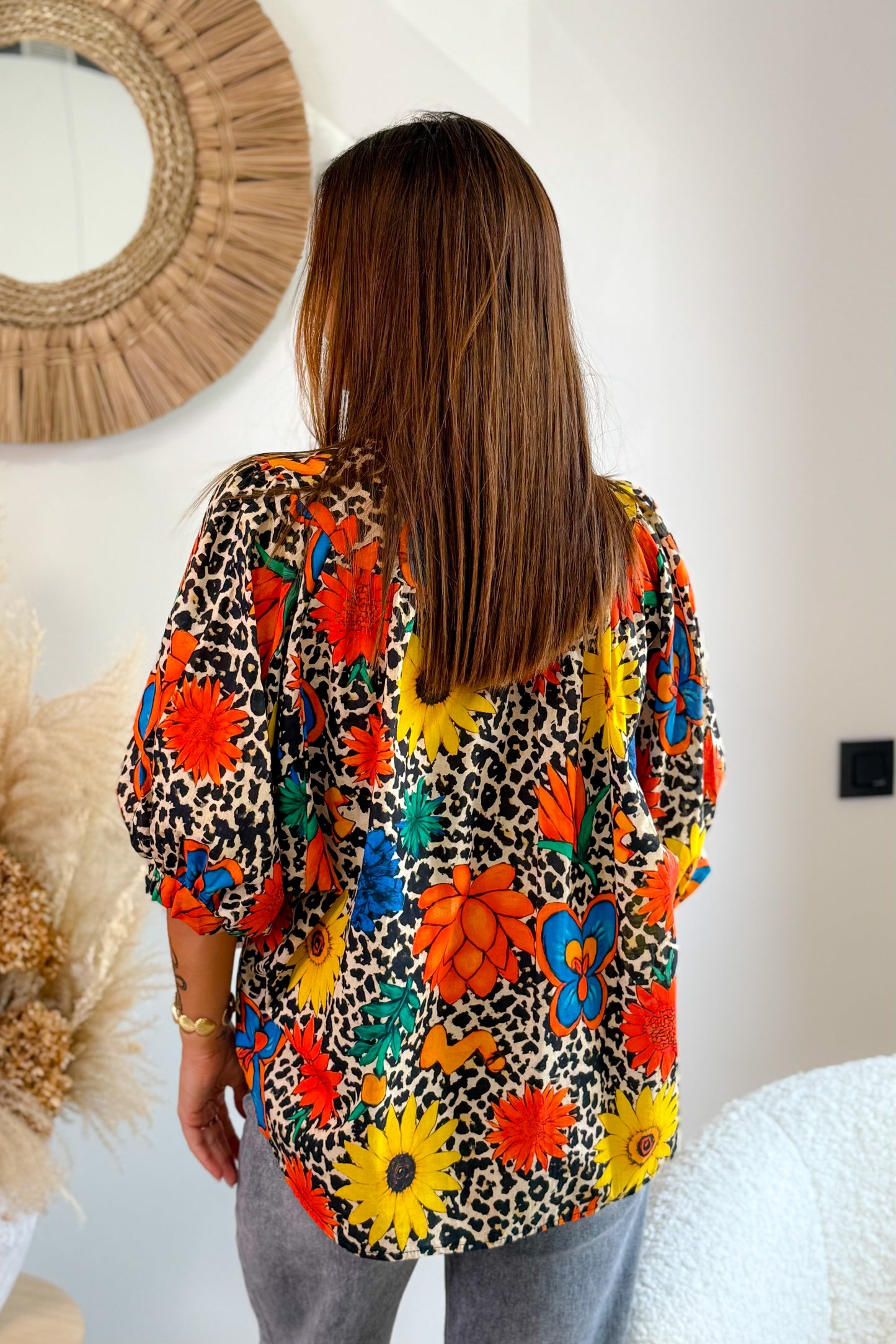 Chemise Tournesol Léopard
