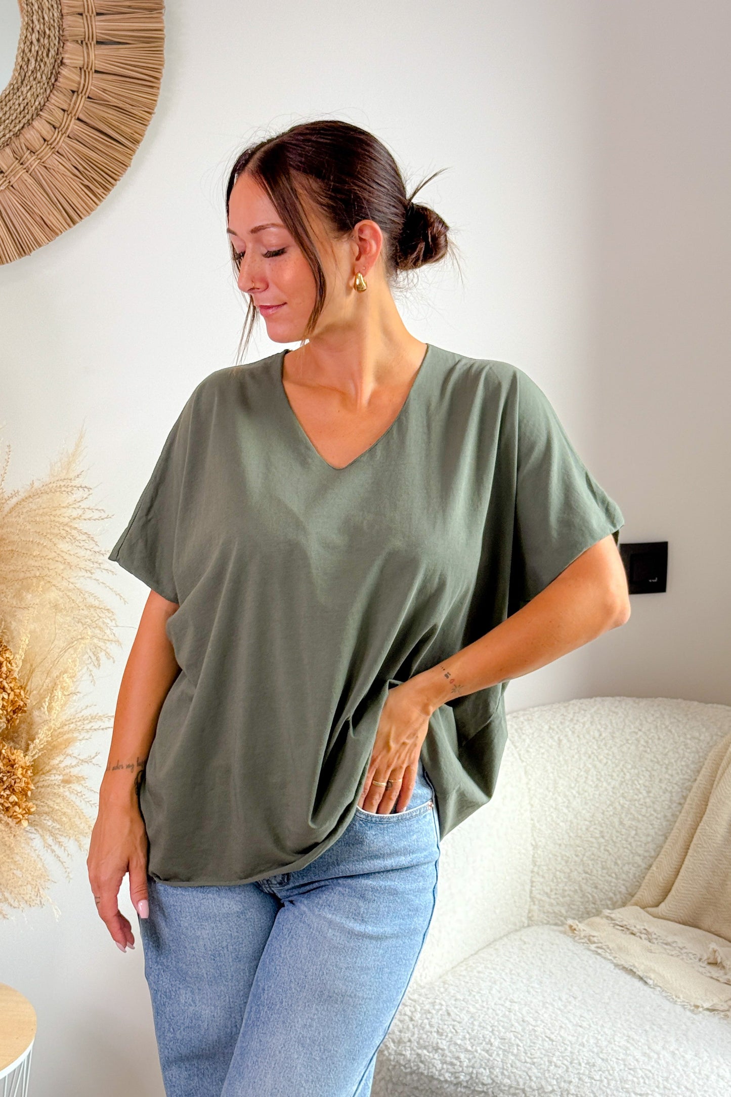 T-Shirt Barbara Kaki