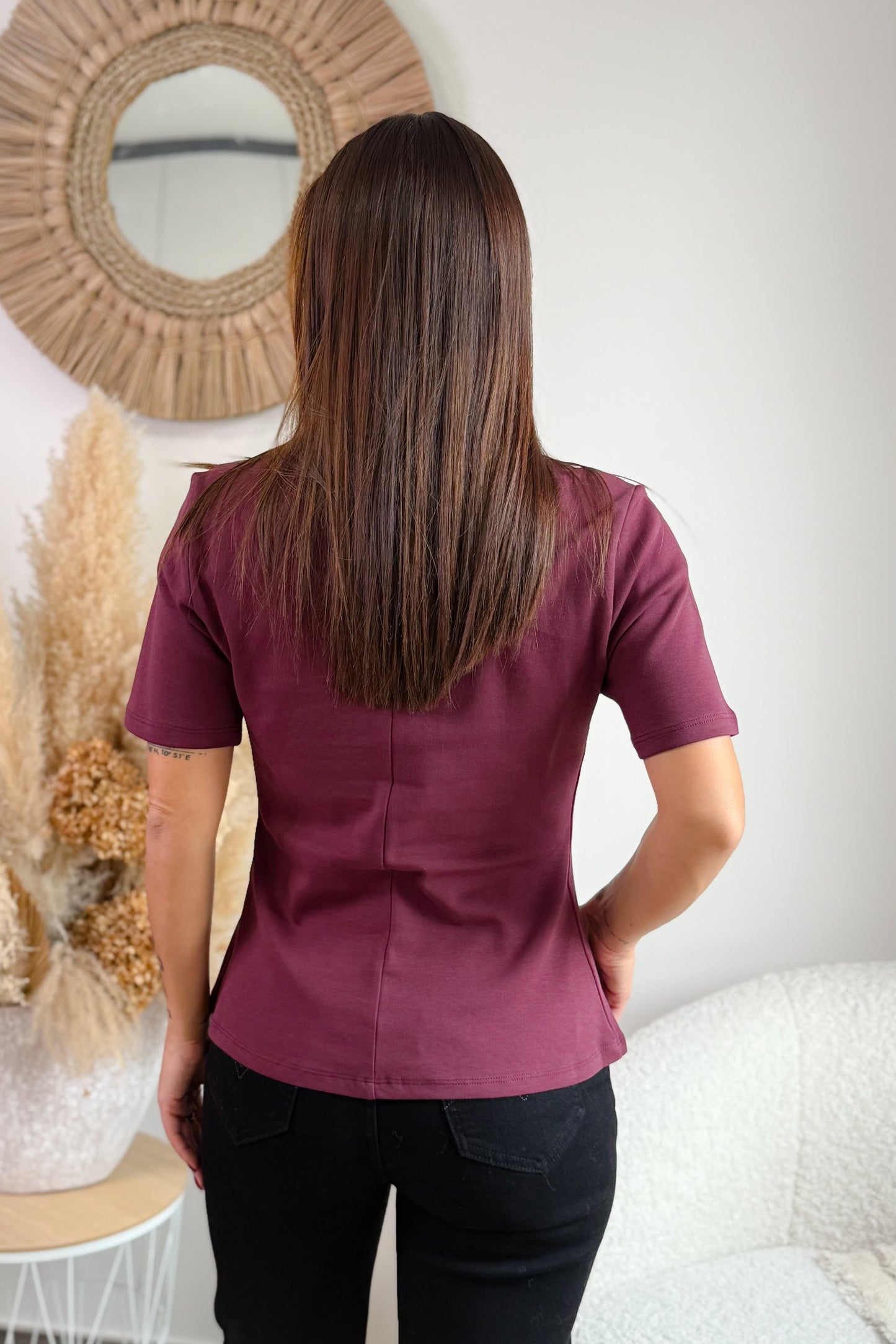 T-Shirt Eva Bordeaux JDY