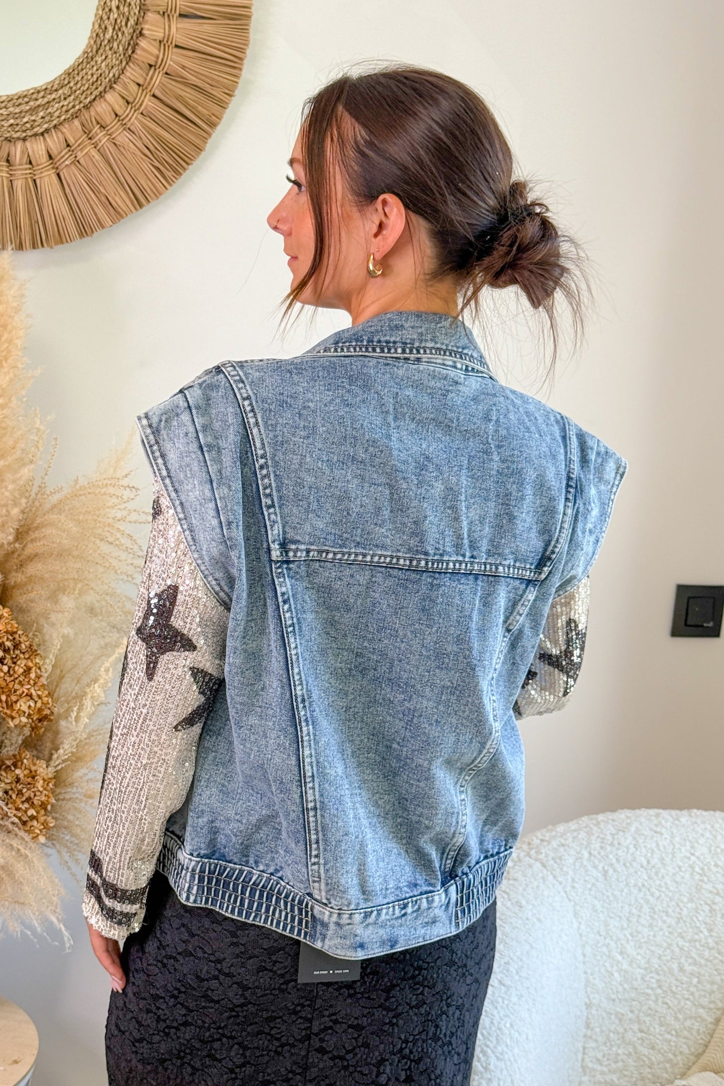 Veste Sans Manches Adeline Bleu