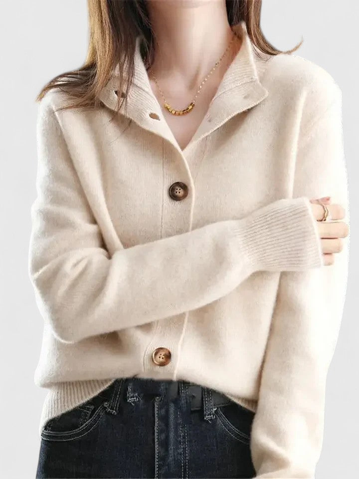 Cardigan en maille classique à boutons