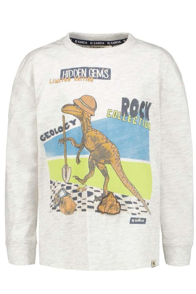 T-Shirt manches longues Denver Gris Chiné